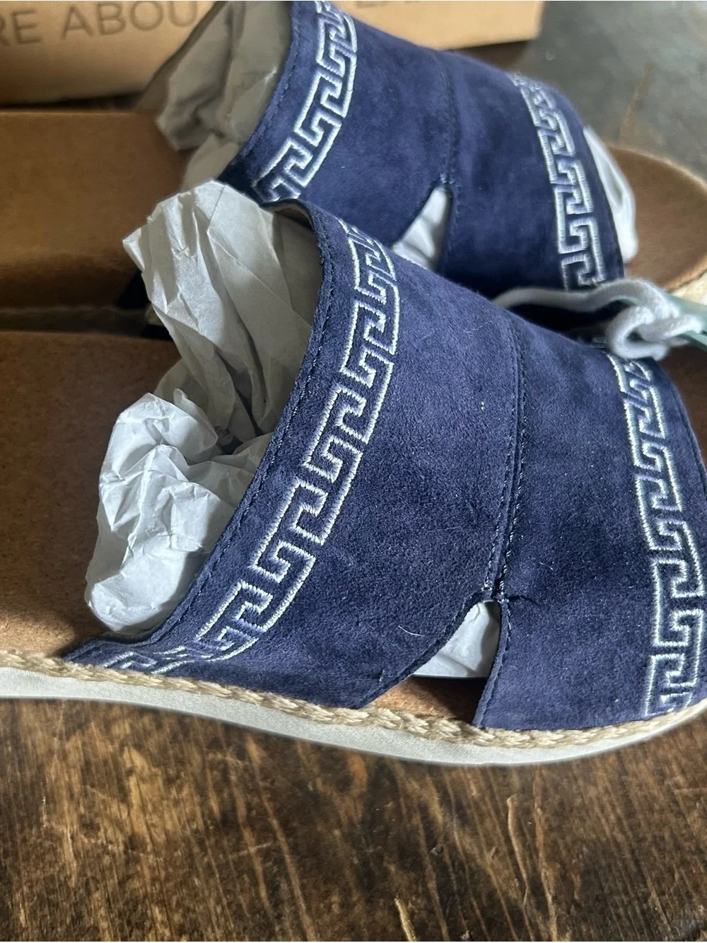 REVITALIGN Women's Size 9D Fiona Slide Sandal In Peacoat (Navy Blue) New In Box
